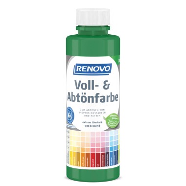 Renovo Voll- und Abtönfarbe, Grasgrün, 500 ml, 280405006585